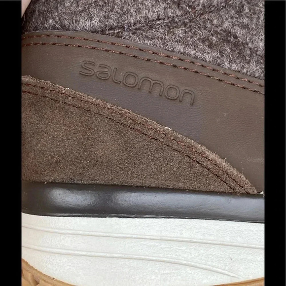 Salomon tall fur boots size 7.5 - Picture 10 of 12